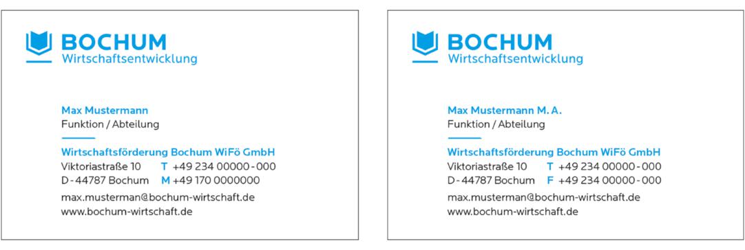 Geschäftsausstattung