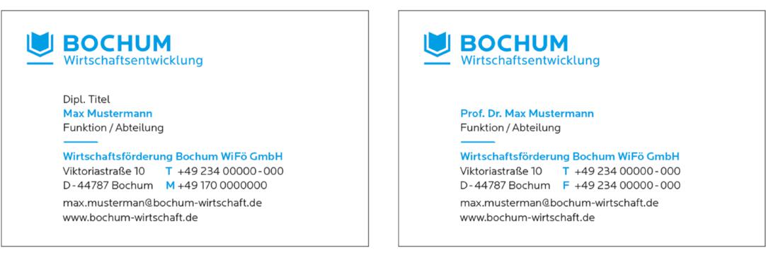 Geschäftsausstattung