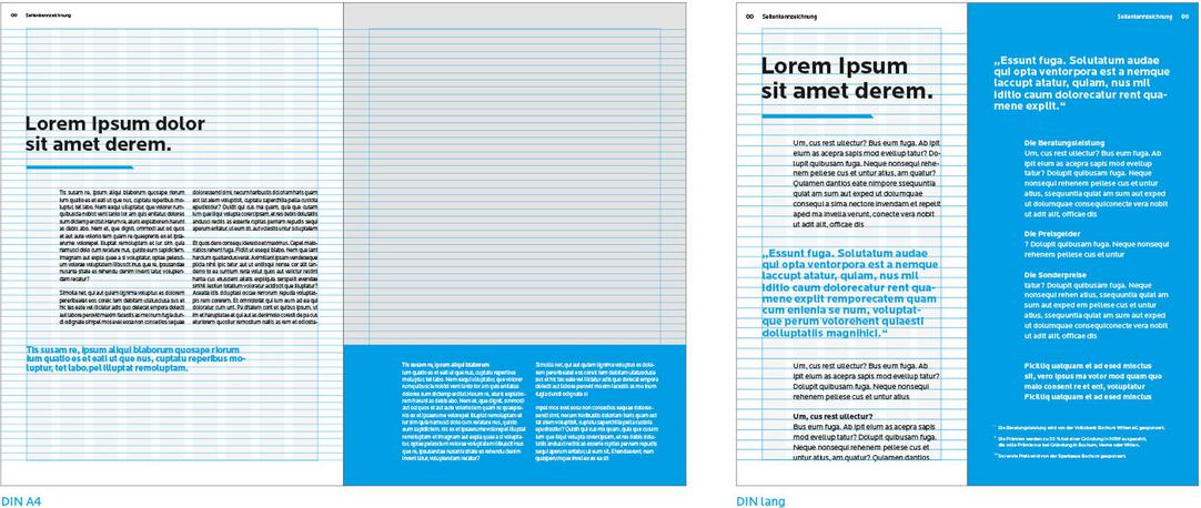 Innenseite - farbige Textfläche