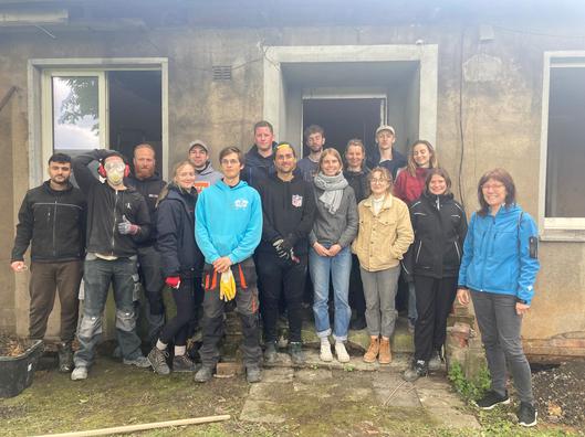 Studentinnen und Studenten der Fachrichtung Architektur