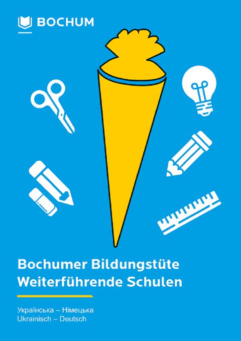 Deckblatt des Selbstlernheftes Bochumer Bildungstüte Weiterführende Schulen
