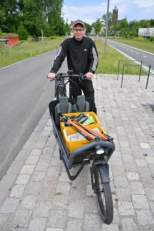 Transport mit dem Lastenrad