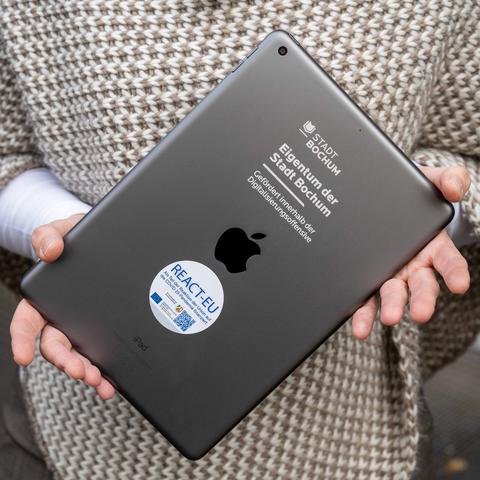 iPad mit Bochum Druck