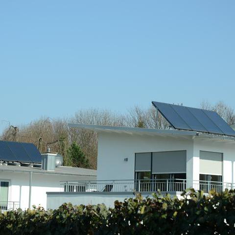 Solarpaneele auf Dächern in Weitmar