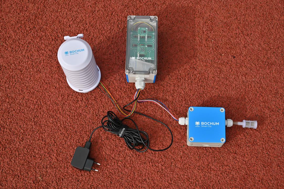 Bild der Einzelteile der SenseBox