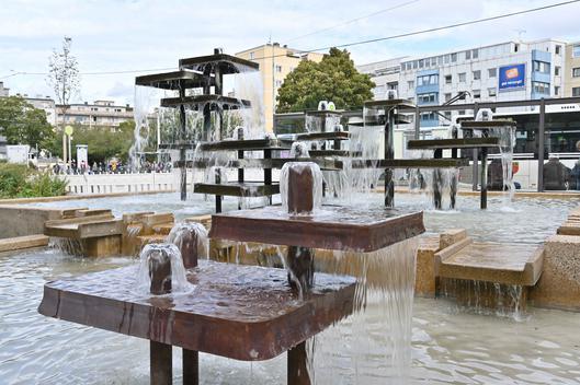 Brunnen auf dem August-Bebel-Platz