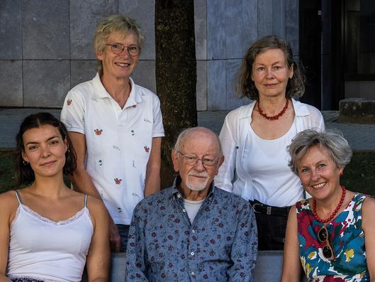 Gruppenbild von Friedrich Grotjahn, Barbara Finke-Heinrich, Jule Hellmich, Anja Liedtke und Alma E. Lück