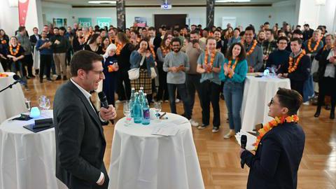 Oberbürgermeister Thomas Eiskirch bei der Begrüßung