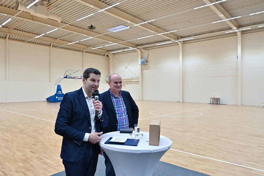 Oberbürgermeister Thomas Eiskirch und Hans-Peter Diehr