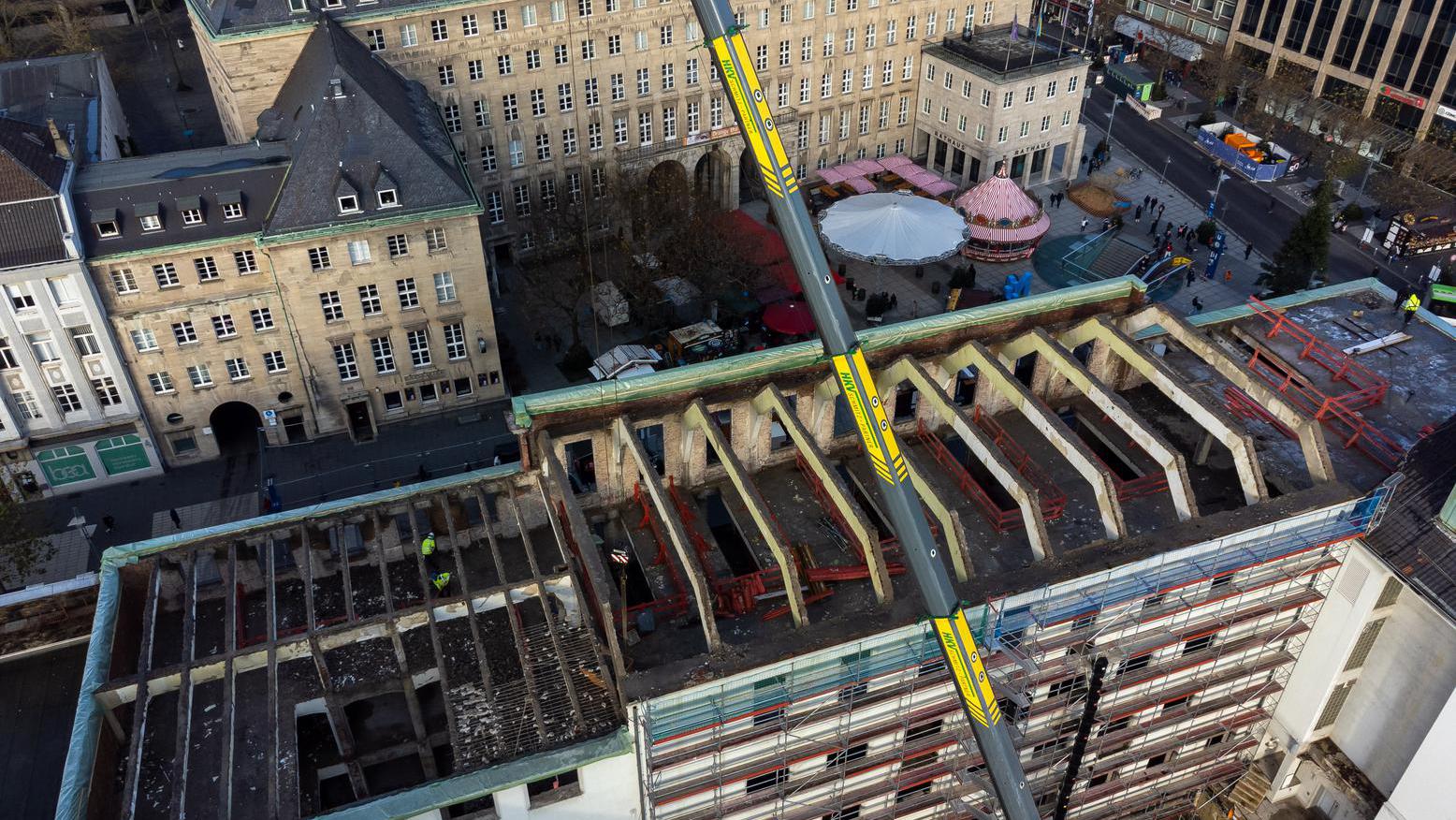 Luftaufnahme vom Haus des Wissens