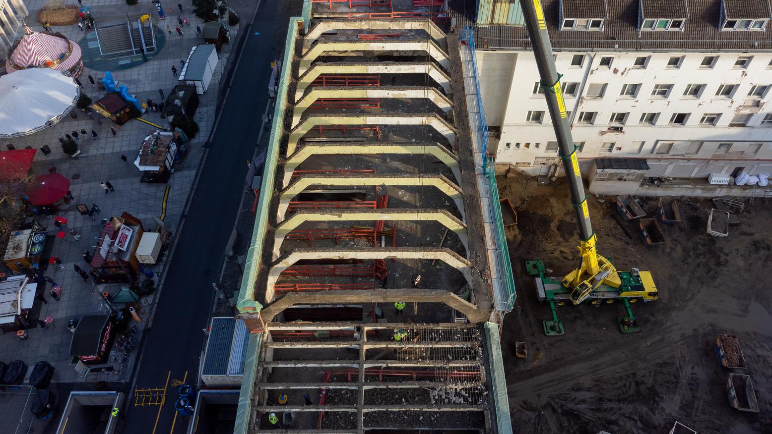 Luftaufnahme vom Haus des Wissens