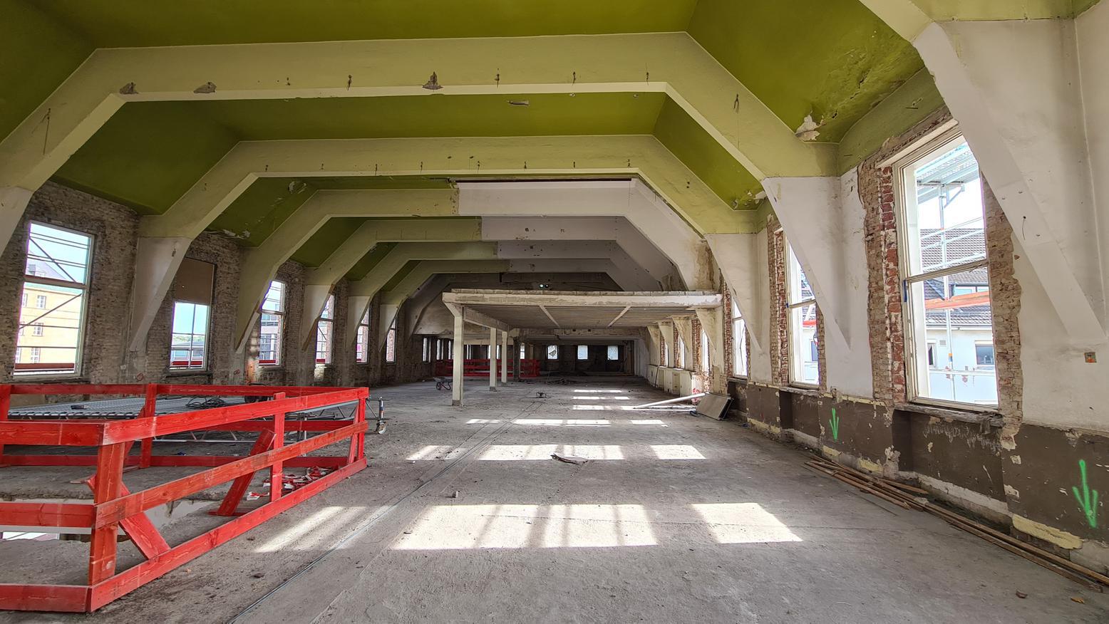 Baustelle im Inneren des Haus des Wissens