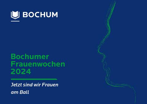 Titelbild der Postkarte zu den Bochumer Frauenwochen 2024