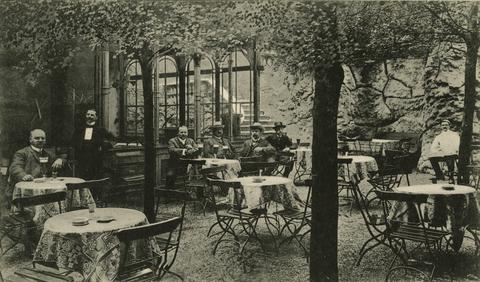 Historische Aufnahme des Restaurants Kortum 
