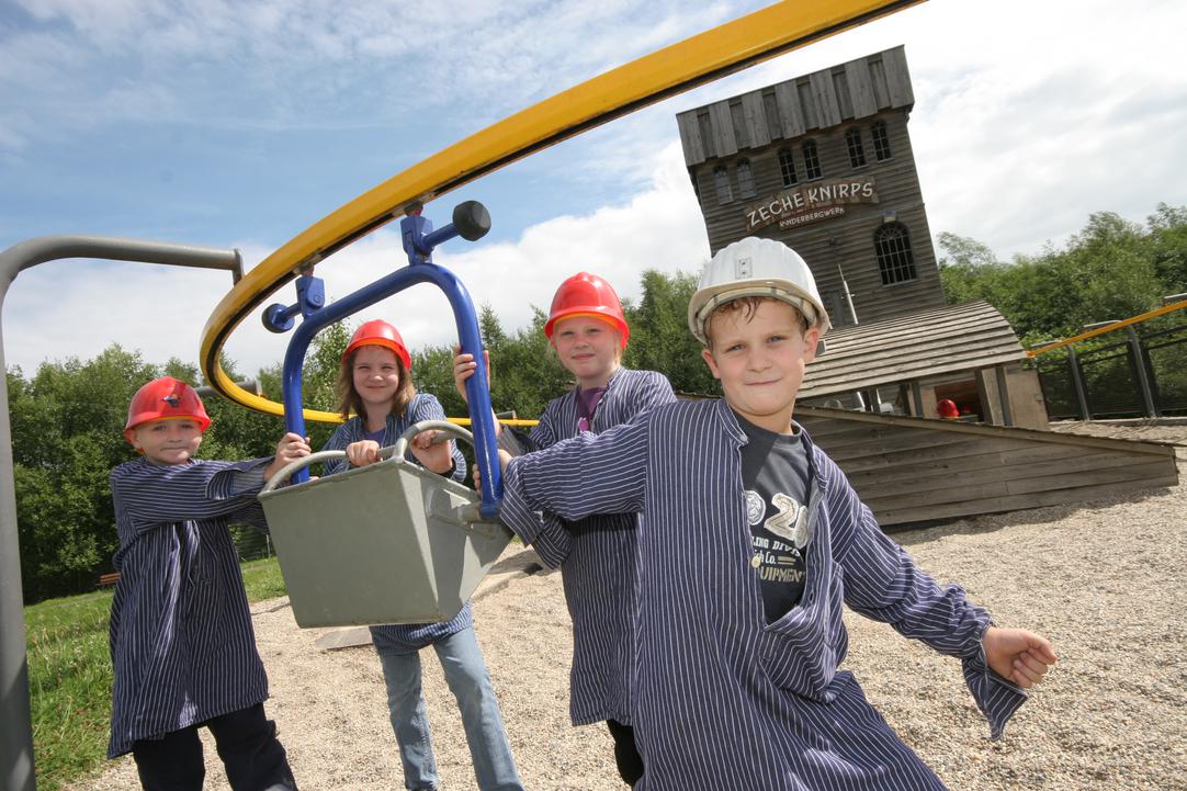 Kinder auf Zeche Knirps