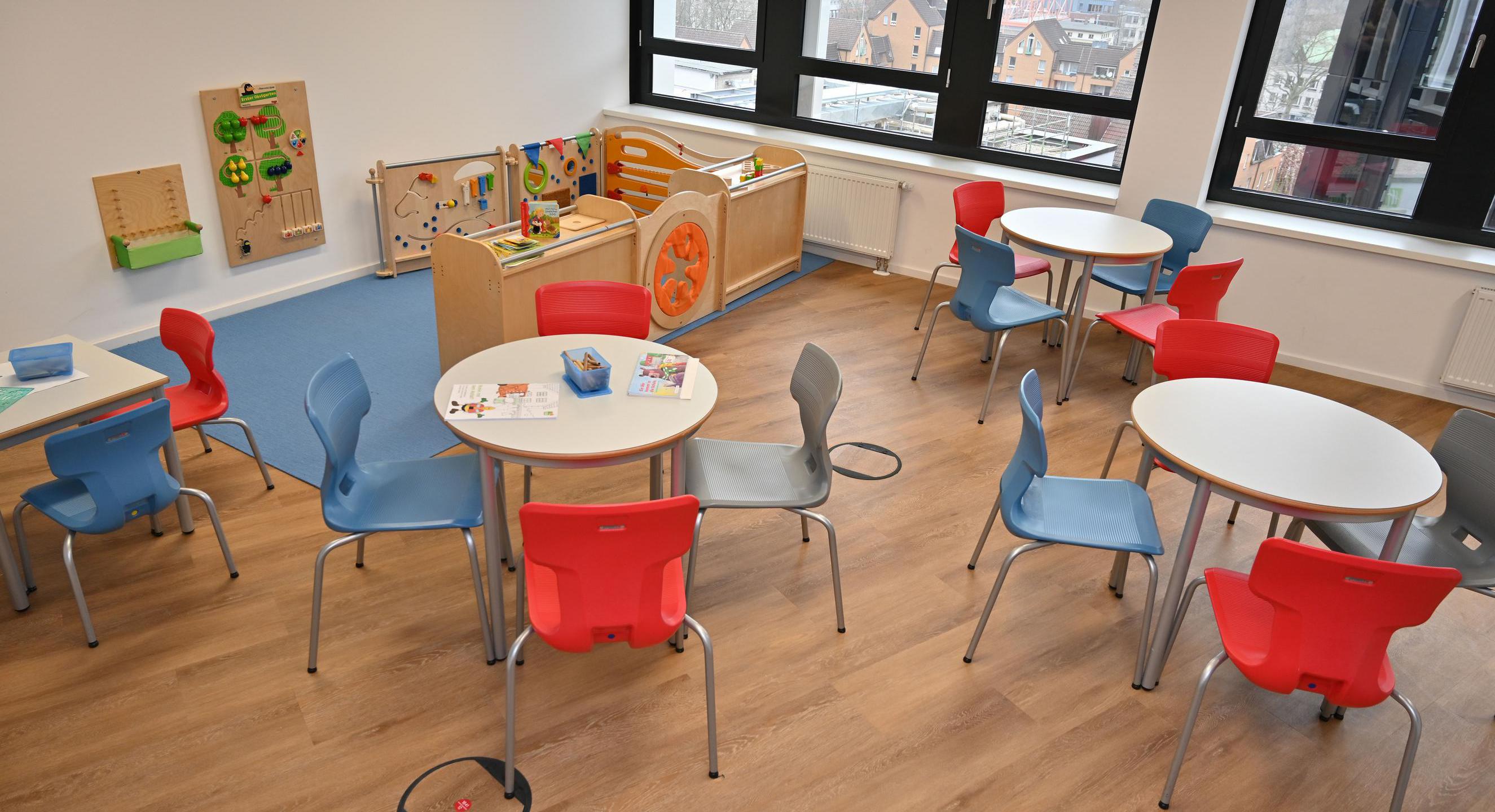 Wartezone des Familienbüros im Husemann Karree