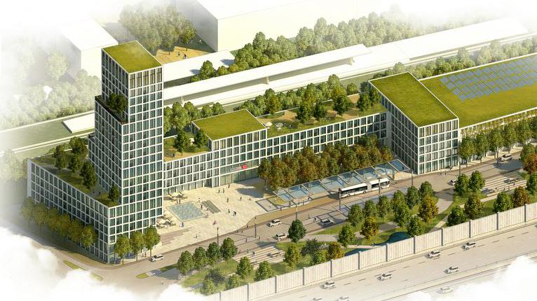 Vogelflug Bahnhof Wattenscheid