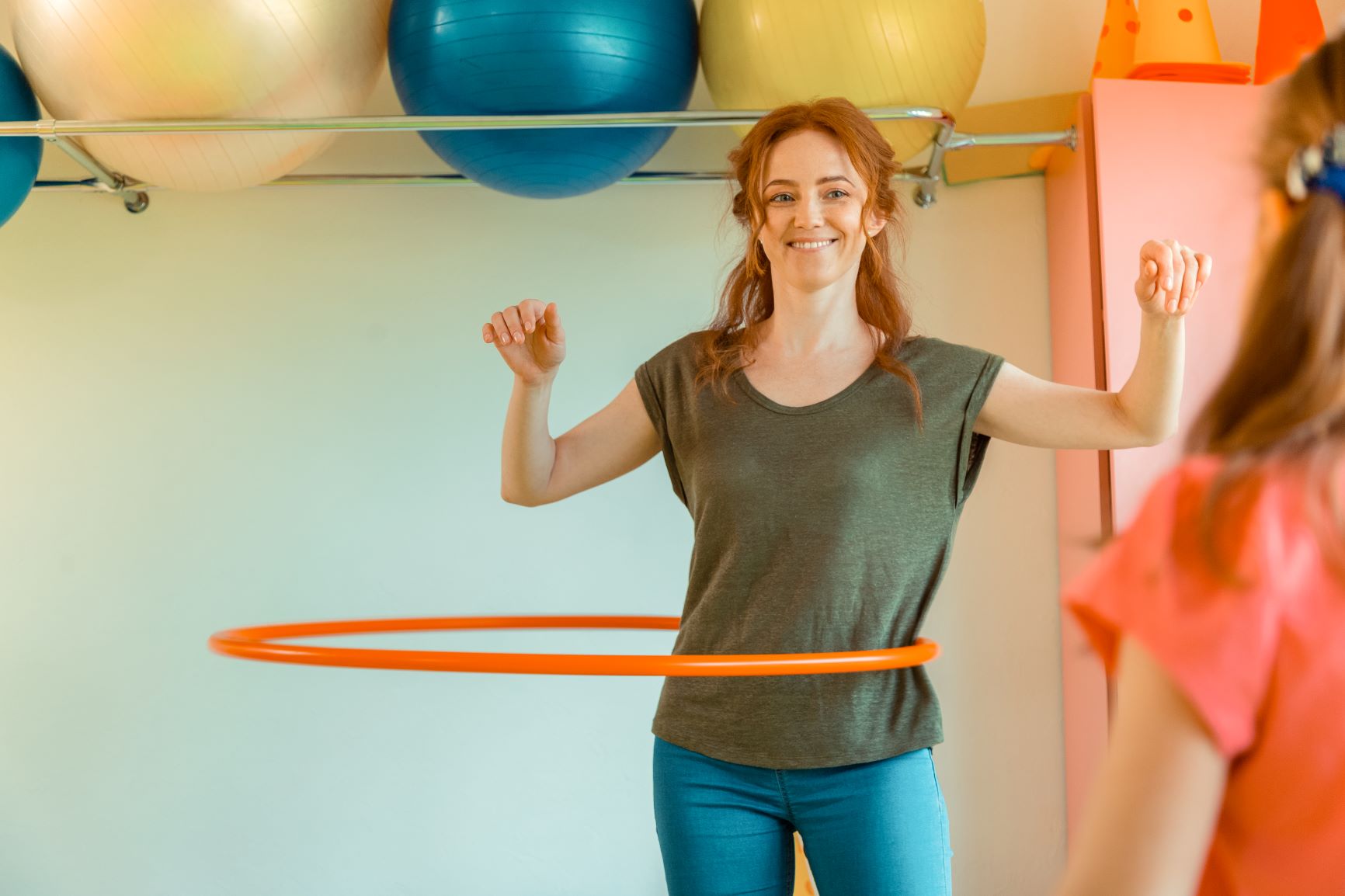 Fitness Hula Hoop Schnupperangebot der Volkshochschule Stadt Bochum