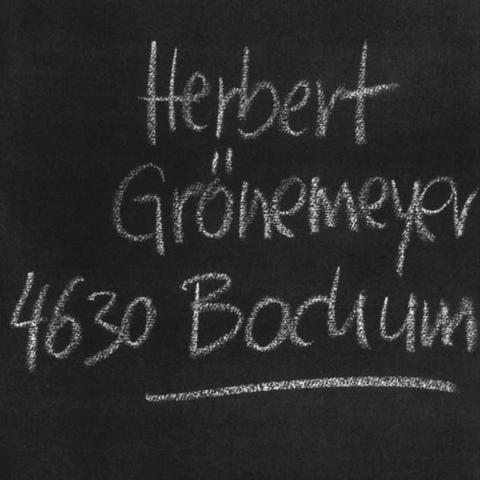 Album-Cover der Platte "4630 Bochum" von Herbert Grönemeyer