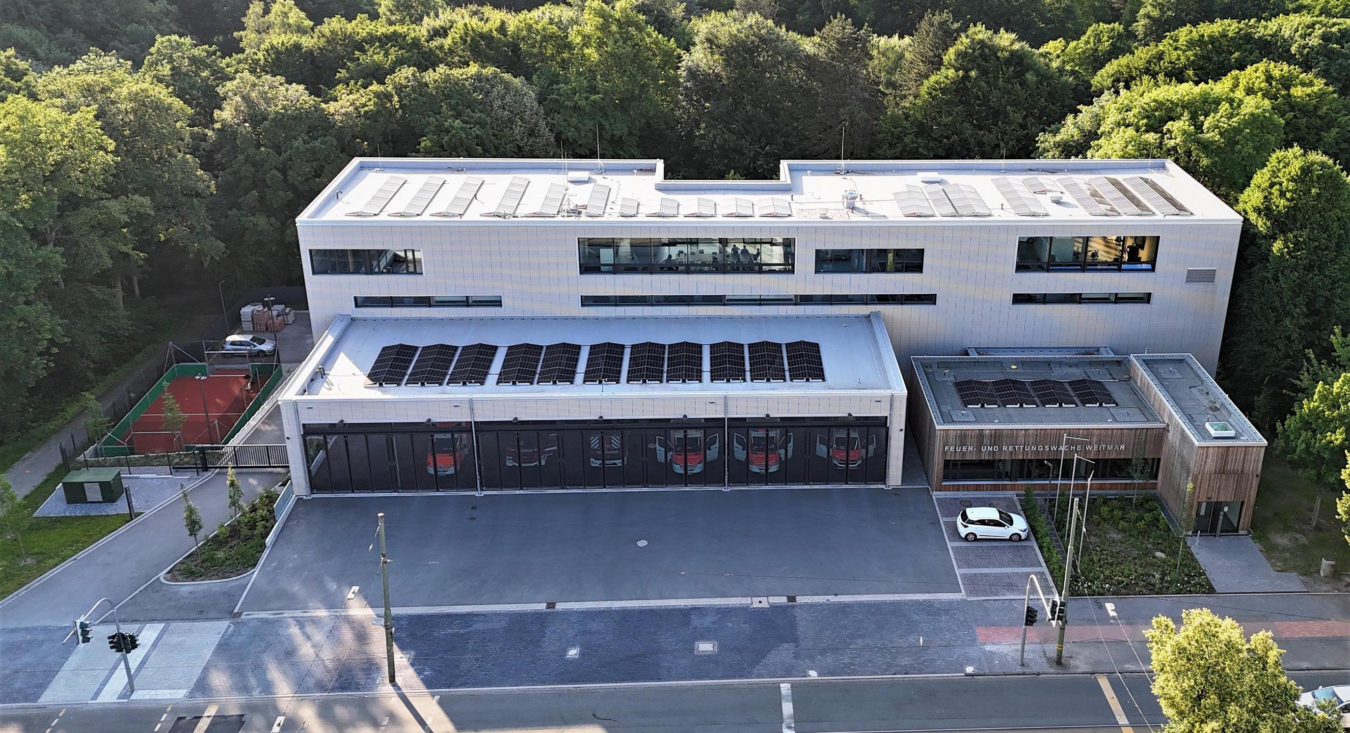 Feuerwache 4 in der Bauphase