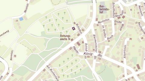 Lageplan für die Adresse Hattinger Straße 410