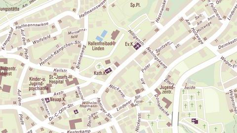Lageplan für die Adresse Hattinger Straße 804