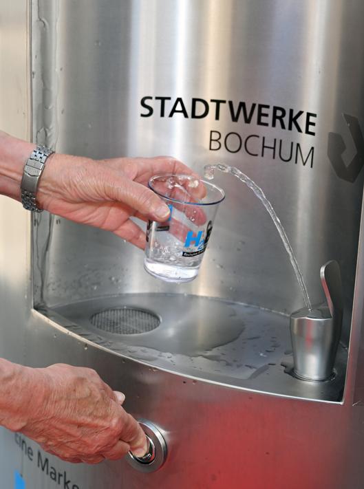 Wasserspender vom Wasser Quratier
