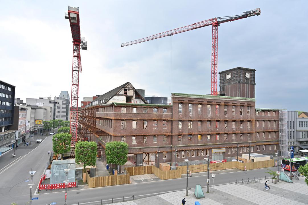 Baustelle Haus des Wissens im Juni 2024