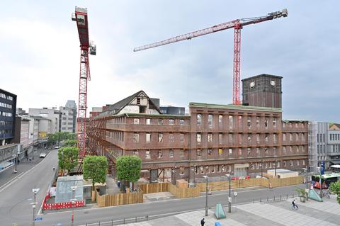 Baustelle Haus des Wissens im Juni 2024 