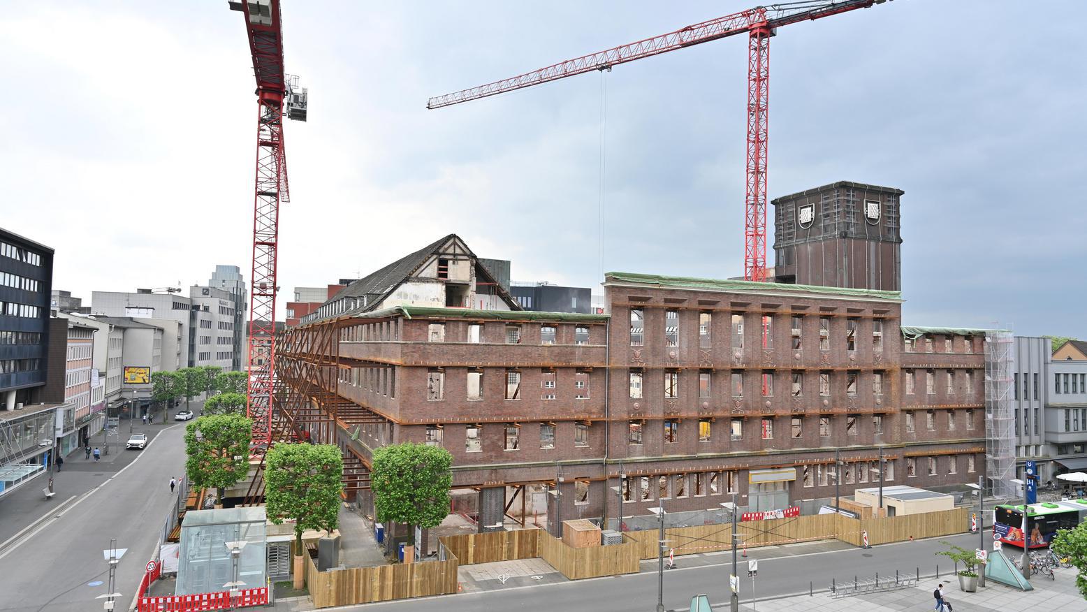 Baustelle Haus des Wissens im Juni 2024 