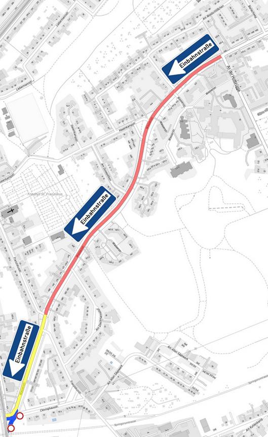 Sanierungsplan von der Wasserstraße.