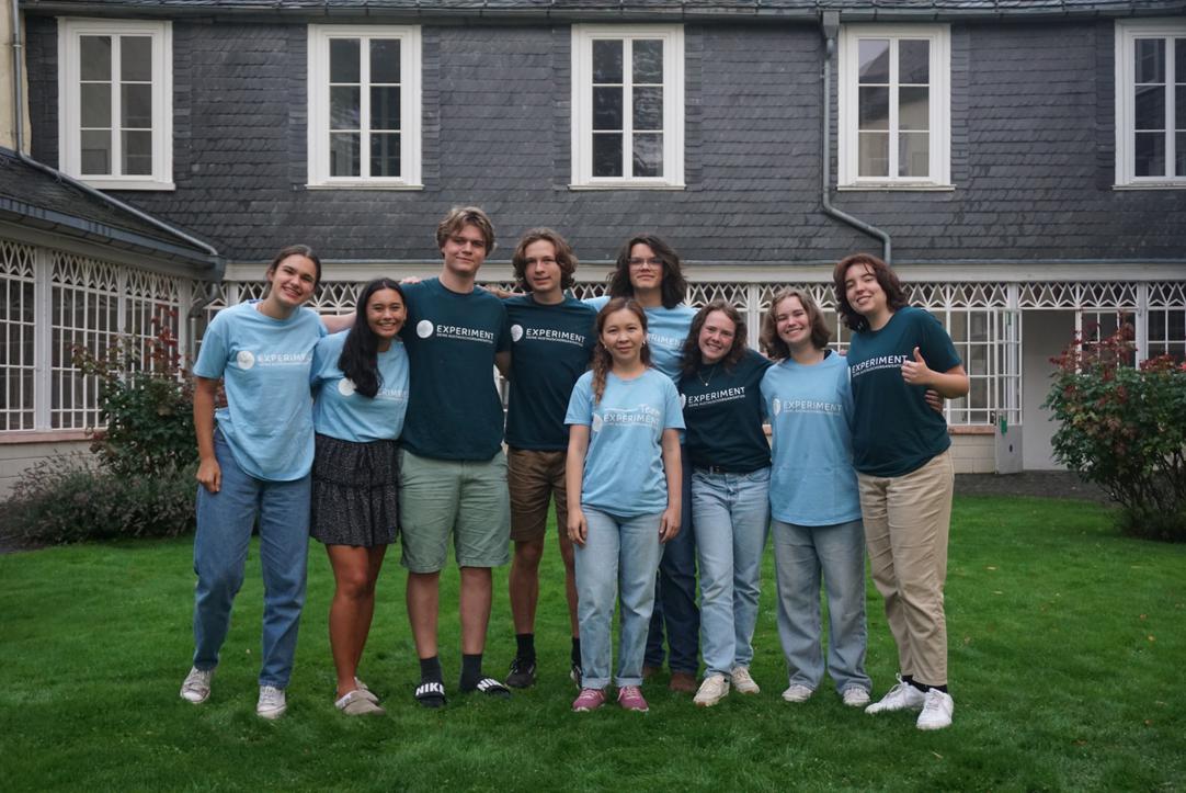 Austauschschülerinnen und -schüler des Jahrgangs 2023/24 bei einem Vorbereitungsseminar im letzten August in Deutschland. 
