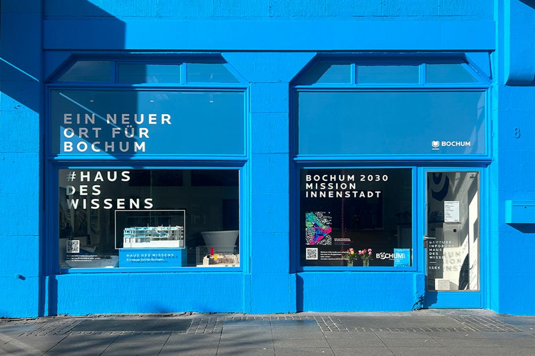 Das ISEK-Büro am Willy-Brandt-Platz.