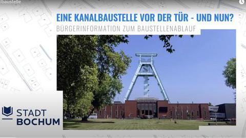 Videoausschnitt Kanalbaustelle