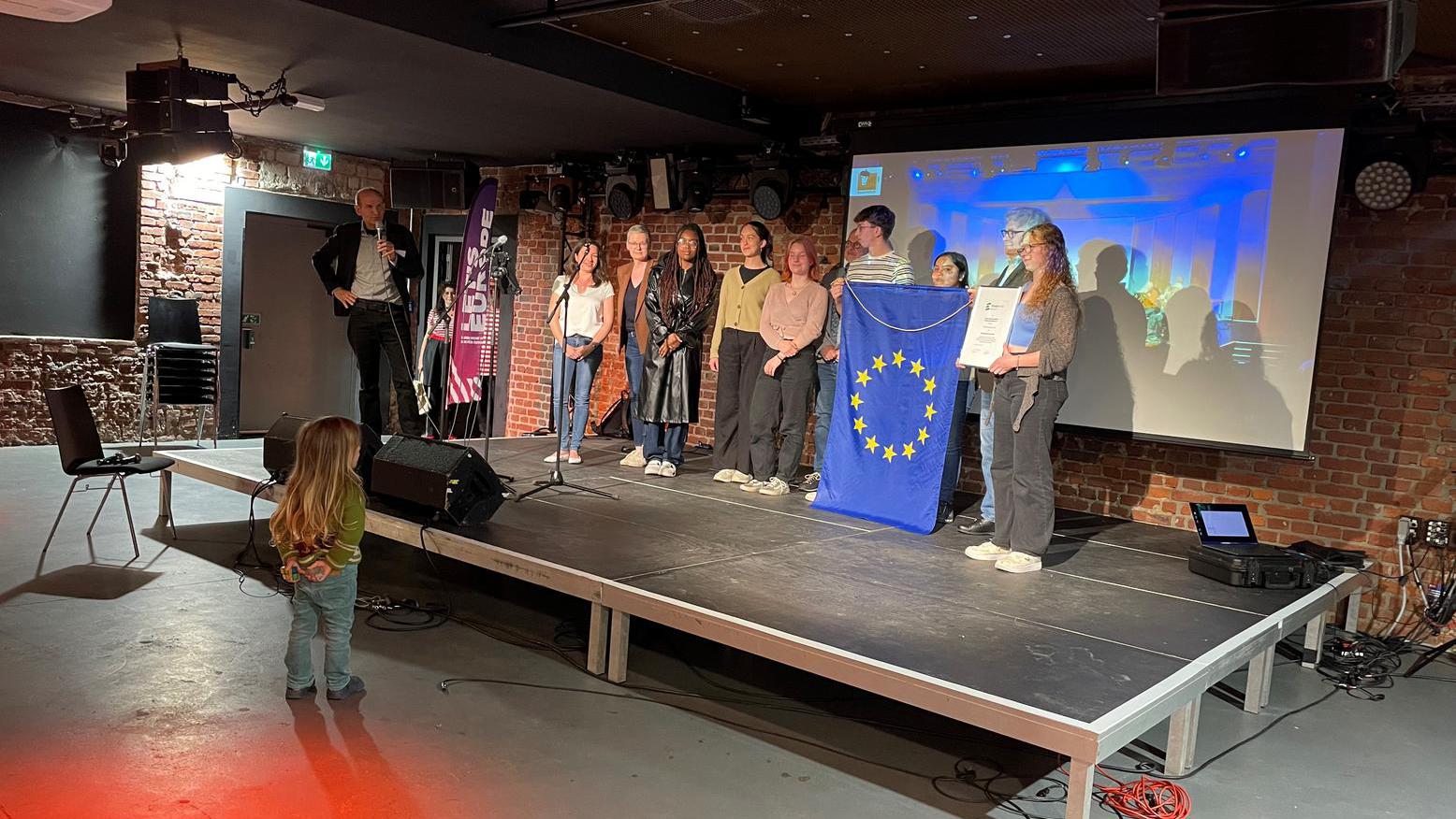 Verleihung des Europabanners der Europaunion