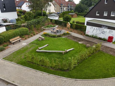 Pocket Park von oben