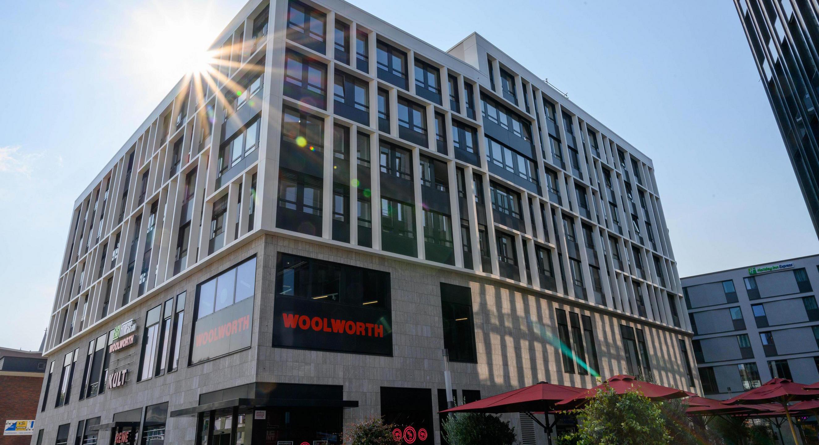 Frontansicht des Verwaltungsgebäudes Husemann Karree