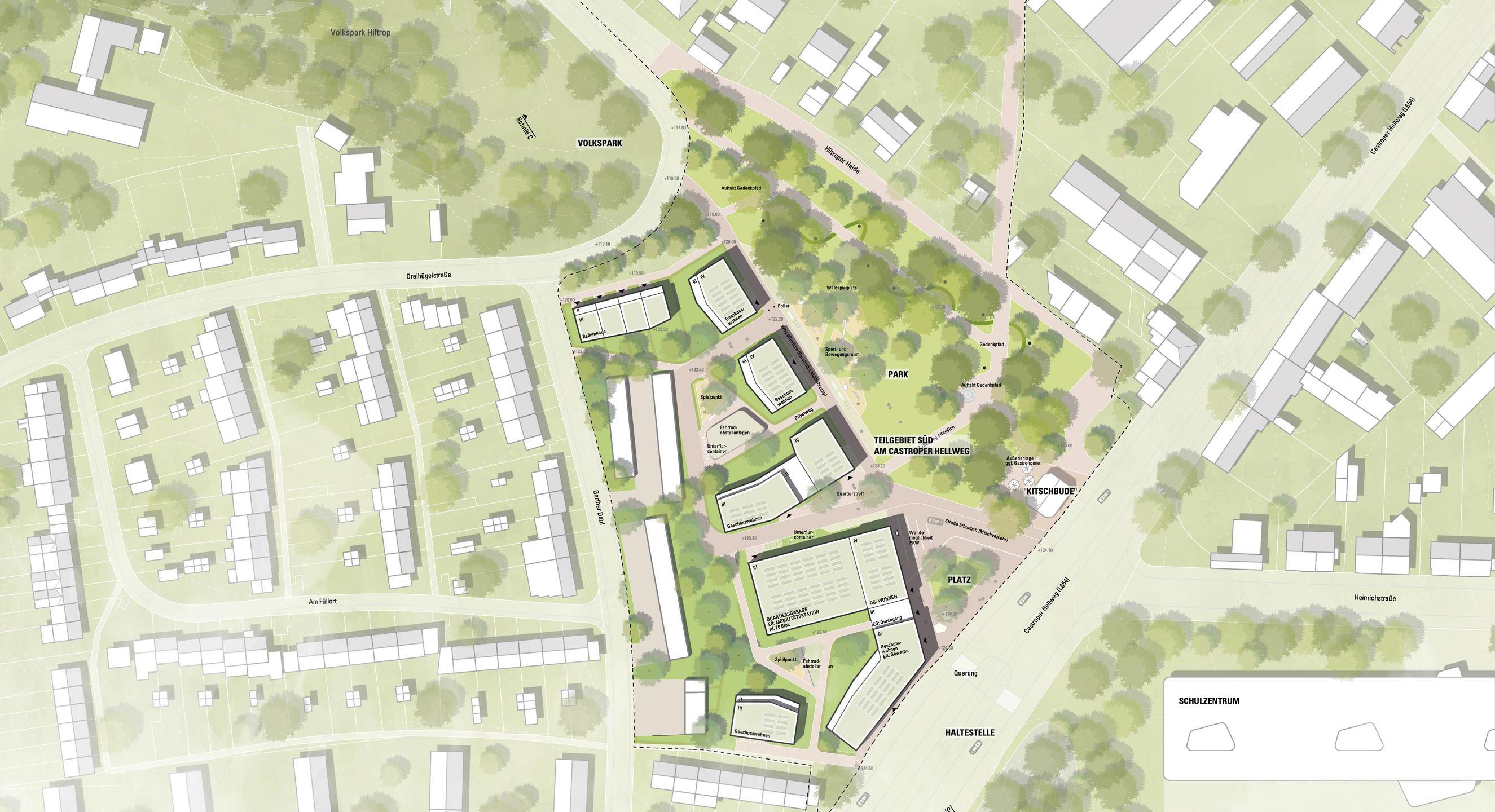 Städtebaulicher Entwurf „Kirmesplatz“ 