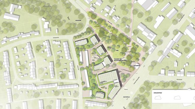 Städtebaulicher Entwurf „Kirmesplatz“ 