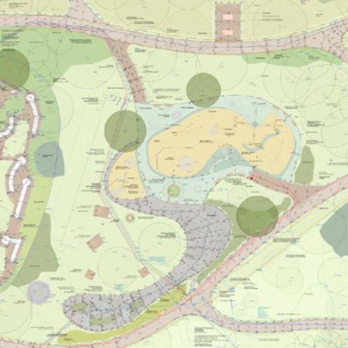 Übersichtsplan zur Stadtparksanierung