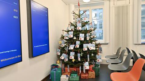 Wunschbaum im Bürgerbüro Mitte