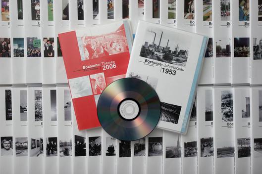 Erstausgabe der "Bochumer Jahresschau" aus 1953 und der späteren "Bochumer Themen" aus 2006.