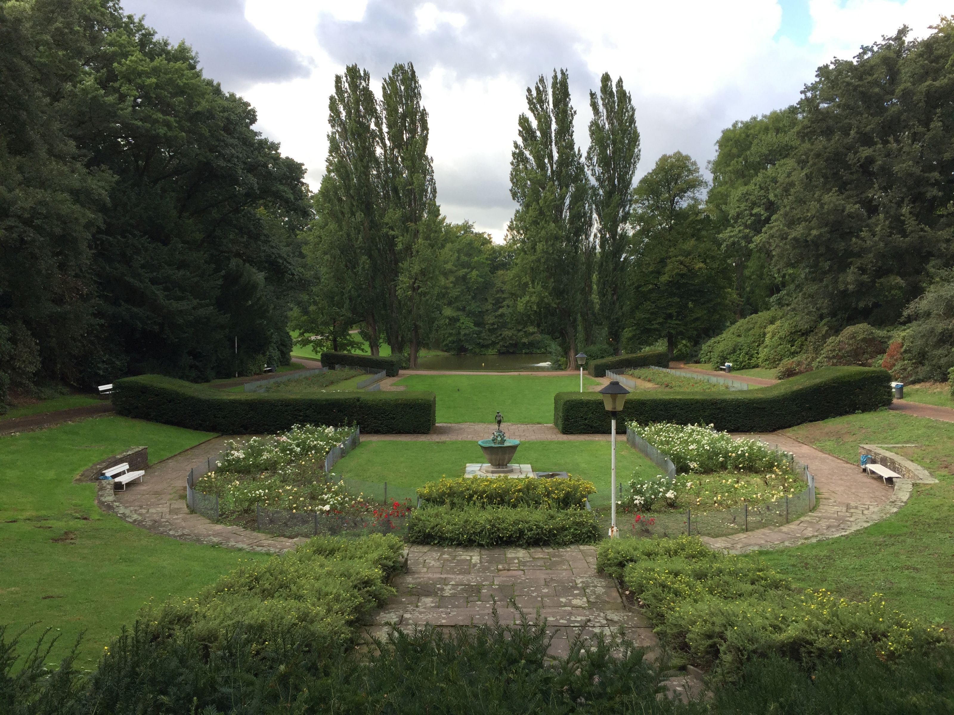 Rosengarten im Bochumer Stadtpark.