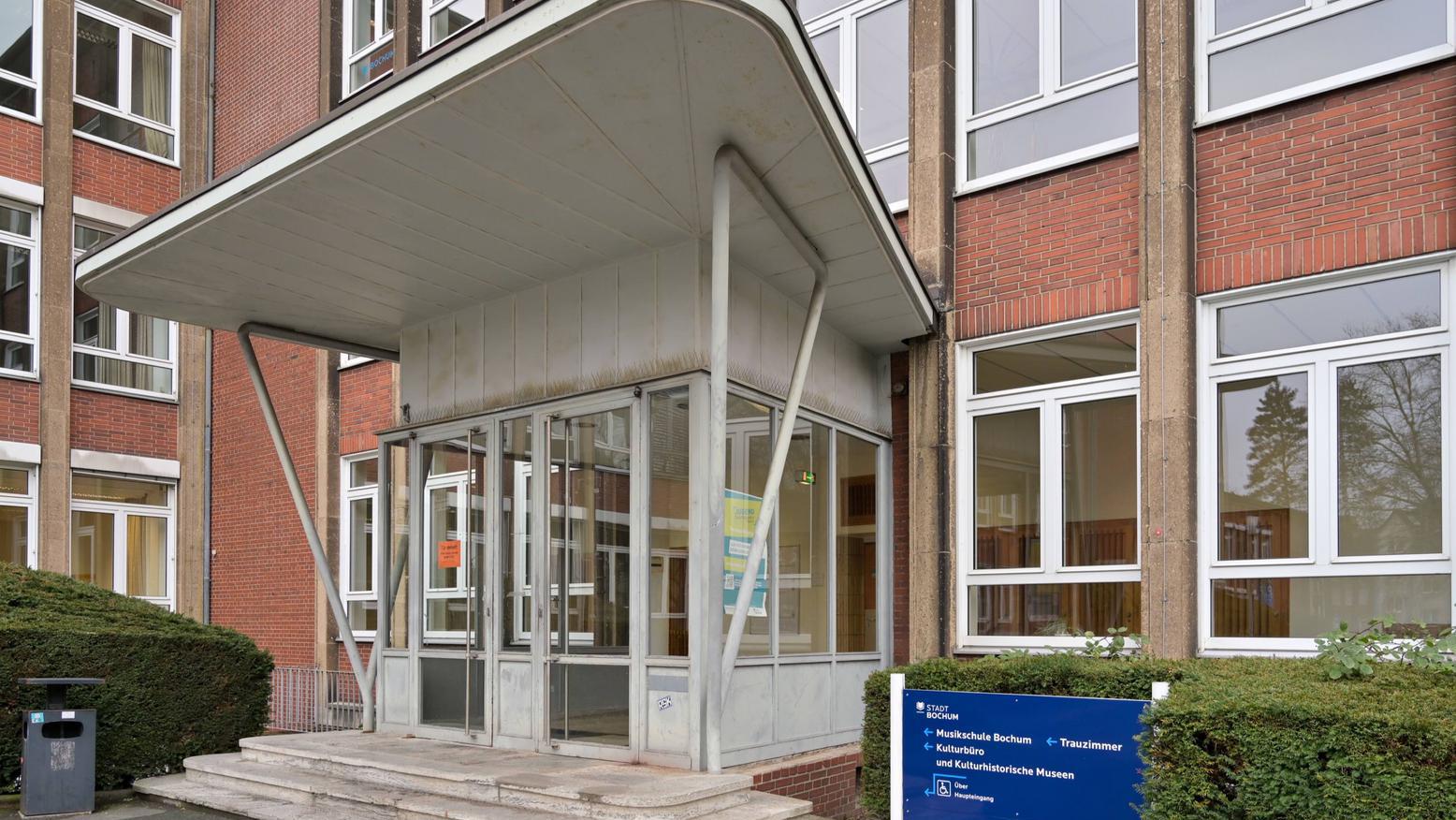 Eingang zum Trauzimmer in der Musikschule.