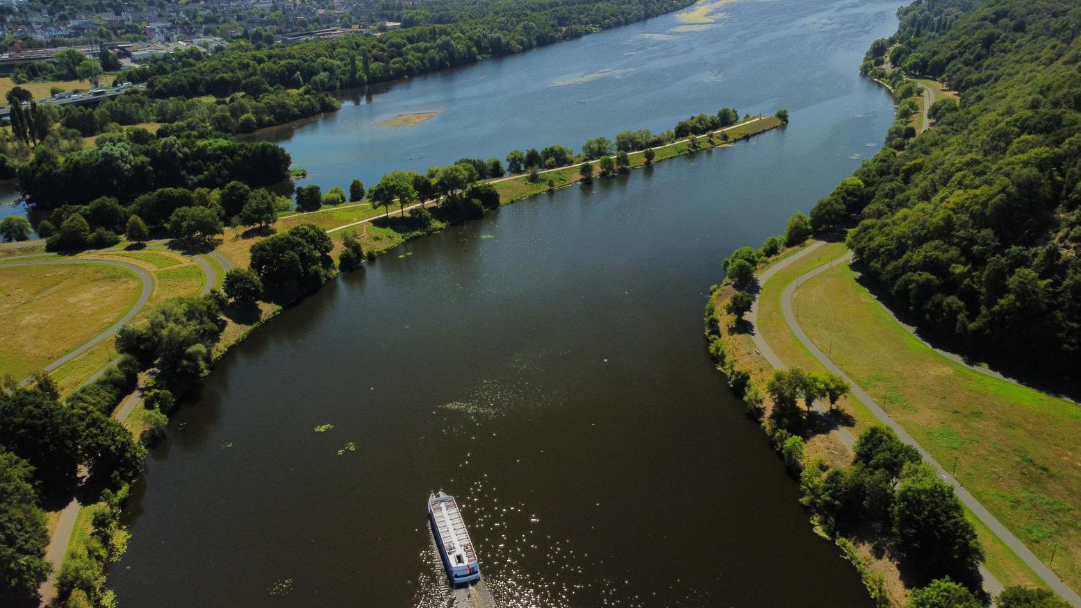 Luftbild vom Kemnader See in Bochum-Querenburg