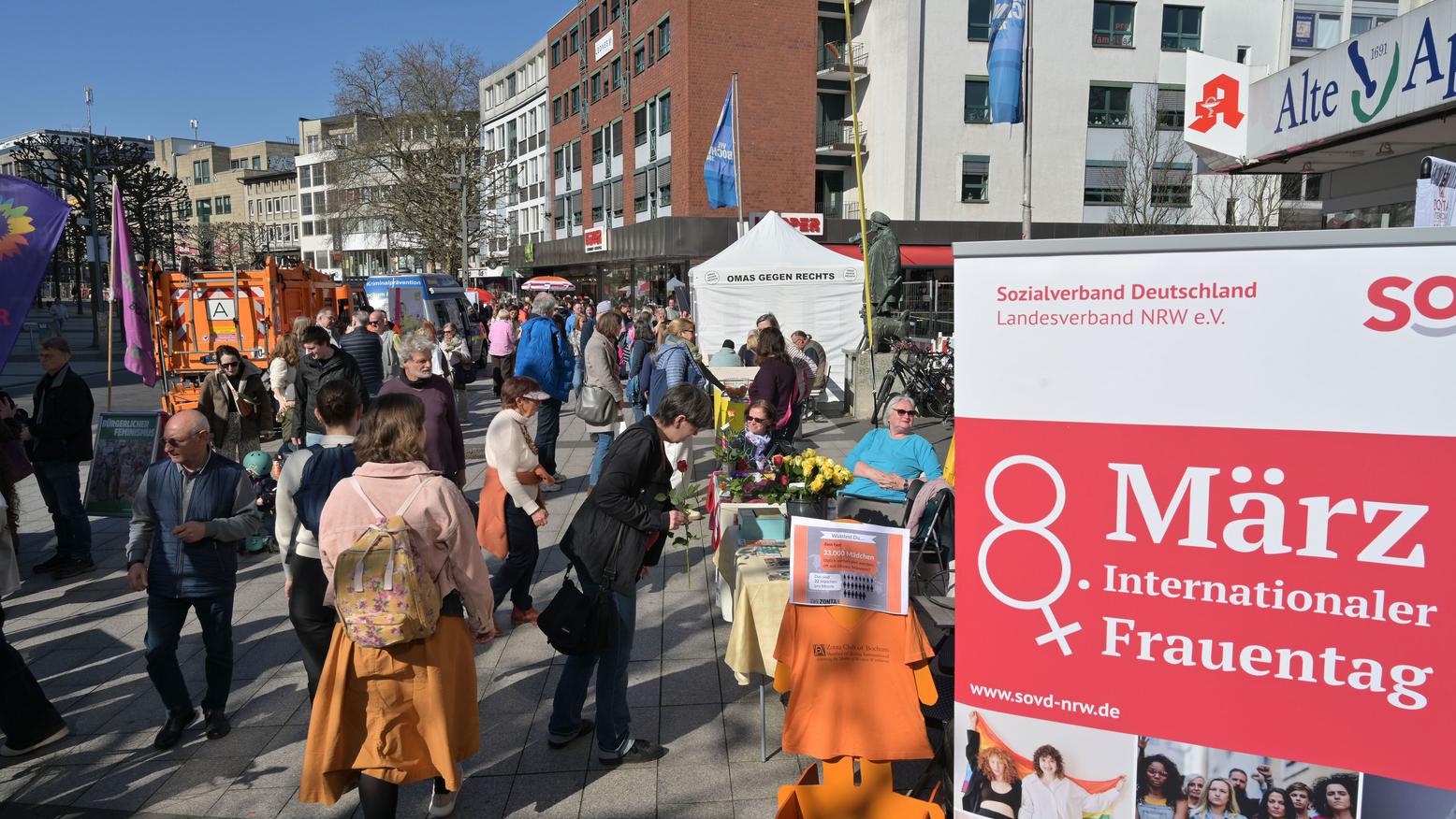 Aktionstag der Bochumer Frauenvereine und –verbände auf dem Bongard-Boulevard