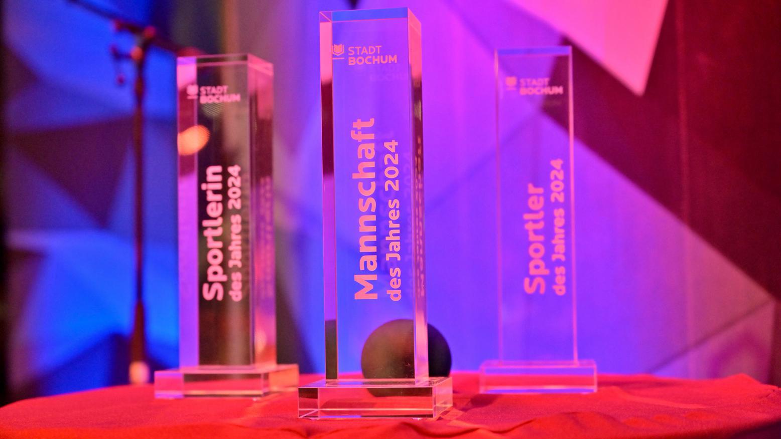 Auszeichnungen der Jahressportlerehrung in den Kategorien Mannschaft, Sportlerin und Sportler des Jahres 2024