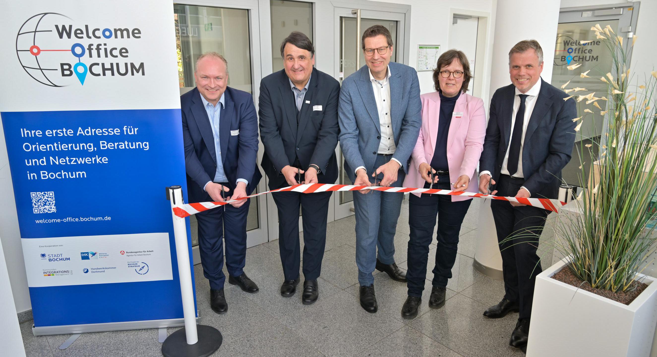 Eröffnung des Welcome Office