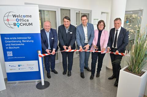 Eröffnung des Welcome Office 