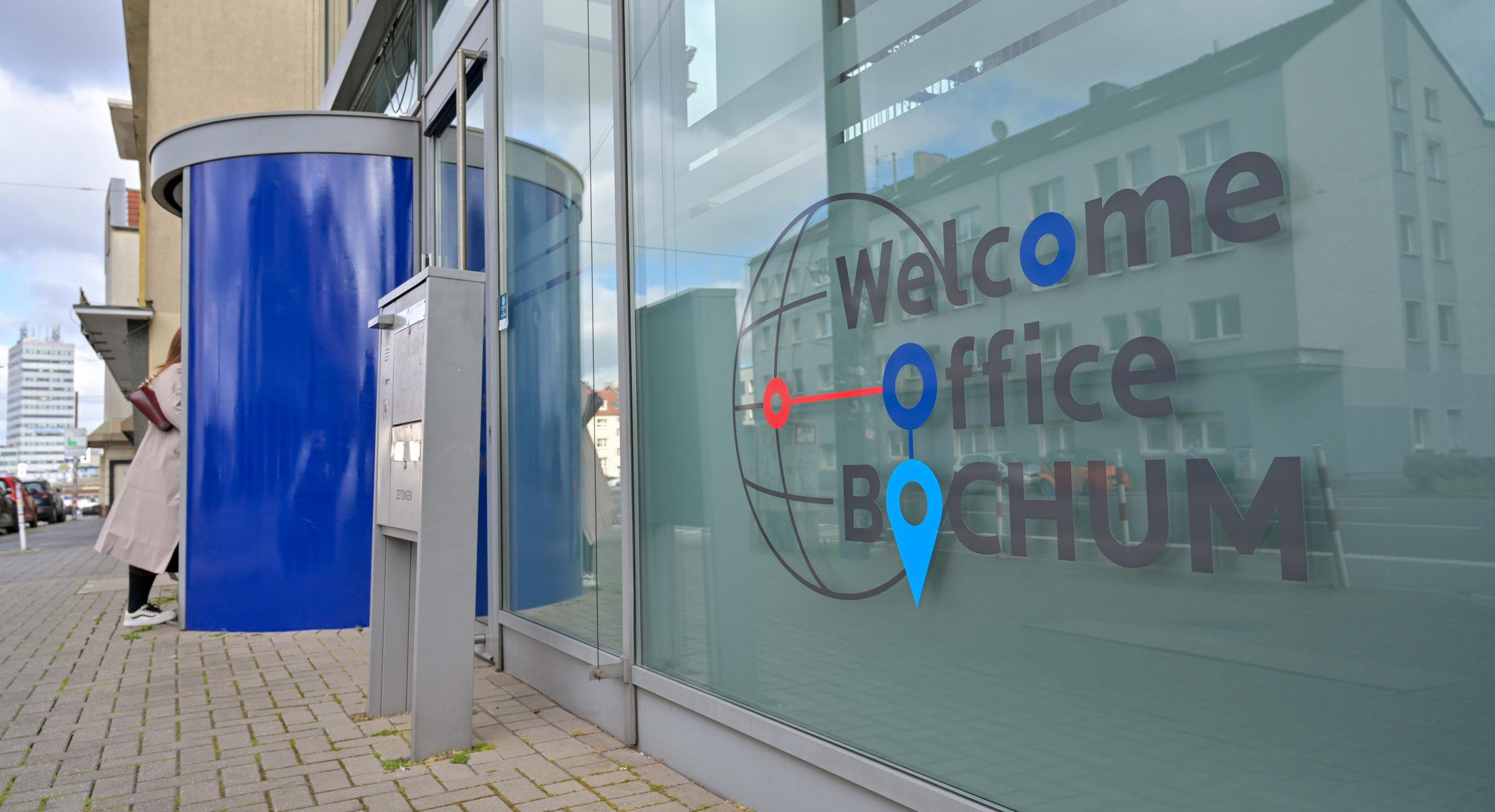 Eingang zum Welcome Office